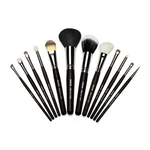 NUNU Pro Makeup Brush set with Luxury Case 16 NWT
